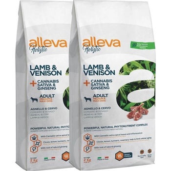 Alleva Holistic Adult Medium / Maxi Lamb and Venison 2 x 12 kg