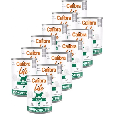 Calibra Dog Life Adult Duck with Rice 12 x 400 g