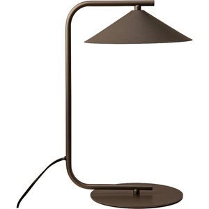 Micadoni Кафява метална настолна лампа (височина 42 cm) Nocte - Micadoni (MIC_LMP_T_42_NOCTE2)