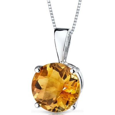 Eppi Zlatý přívěsek s 1.70ct citrínem Icy P32625