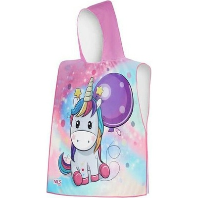 Ručník pončo NILS aqua NAR20 Unicorn
