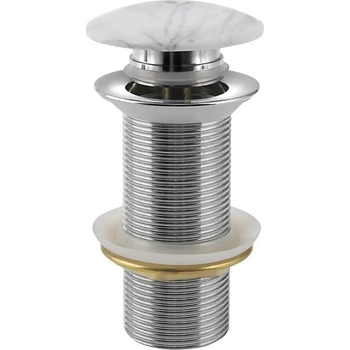 Sapho - Слив за умивалник BLOK Ø 6, 6 см carrata/бял (SH0772)