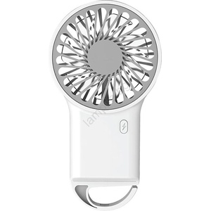 EUROLAMP Презареждащ се джобен вентилатор 3W/5V 300 mAh, бял (EU0710)