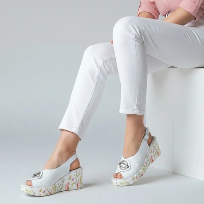 Обувки естествена кожа W595024 White