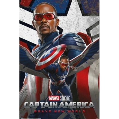 Plagát, Obraz - Captain America: Brave New World, 61 × 91.5 cm