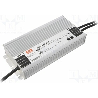 MEAN WELL HEP-480-24A Napájecí zdroj: spínaný; pro práci v obtížných podmínkách; 480W