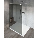 SAPHO Vario - Душ кабина Walk-In за вграждане, 80x200 см, Coated Glass, бяло/пушено стъкло GX1380GX2215 (GX1380GX2215)