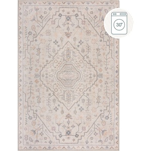 Flair Rugs Кремав килим подходящ за пране 152x230 cm Teo Traditional - Flair Rugs (503119379275)