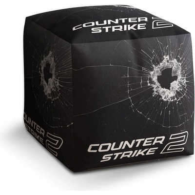 Sablio Taburet Cube Counter Strike 2 Priestrel: 40x40x40 cm