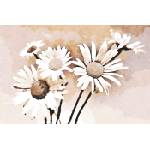DIMEX ART Флизелинов фототапет кафяво цветя 375 x 250 см