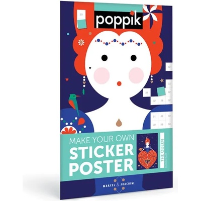 Poppik Плакат със стикери poppik - Кралица (pix012)