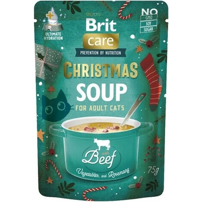 BRIT Care Cat Christmas Soup Beef 3x75 g