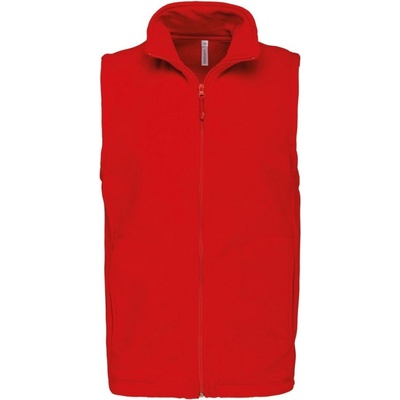 Kariban fleecová vesta Luca red