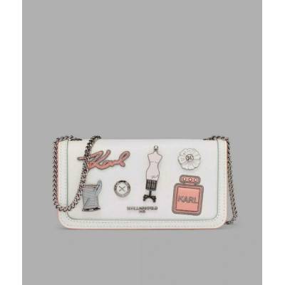 KARL LAGERFELD dámská kabelka crossbody KOSETTE bílá