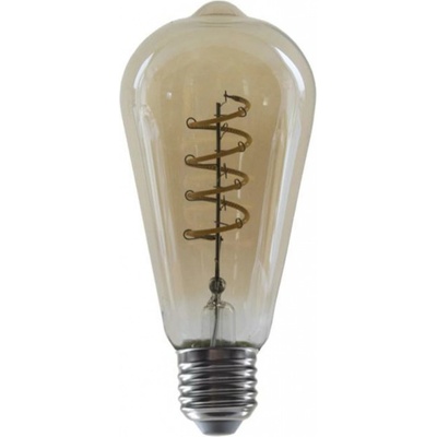 ACA Lighting LED FILAMENT E27 DIM ST64 jantar SPIRAL 4W 1800K 230V 270lm RA80 CONDI4WWSDIMAM