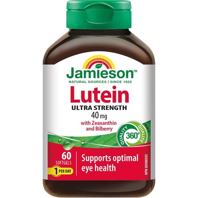 Jamieson Lutein se zeaxantinem a borůvkami 60 kapslí