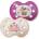 Baby-Nova Baby Nova Силиконова залъгалка, размер 1, за момиче (24220)
