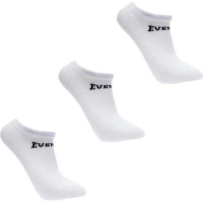 Everlast Детски чорапи Everlast 3 Pack Trainer Socks Childrens - White