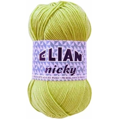 Pletací příze Elian Nicky 4853 - zelená