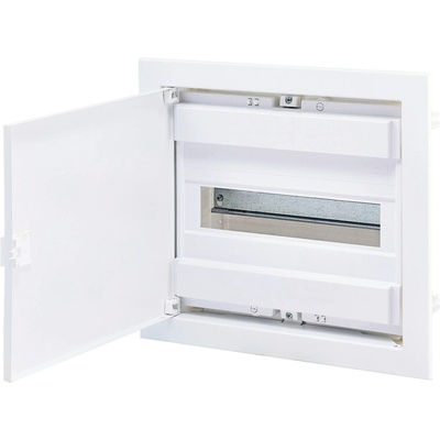 CB Elektro Rozvádzač zapustený bytový 14M IP40 kov.dvierka biela 274x306x87mm ECG14 (ETI)