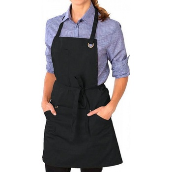 Le Chef Prep Zástěra s velkými kapsami vhodnými na tablety Khaki LF113