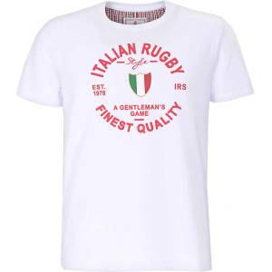Italian rugby style Тениска irs 25025a-17 (25025a-17-white)
