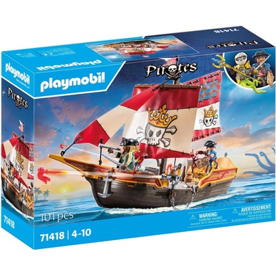 Playmobil 71418 playmobil - Малък пиратски кораб