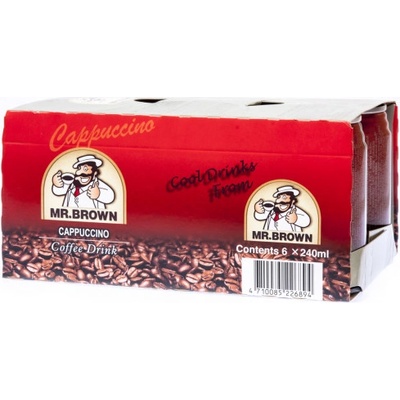 Mr.Brown cappuccino 6 x 240 ml – Zboží Mobilmania