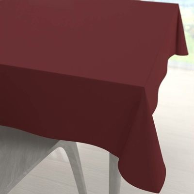 Biante Velký teflonový čtvercový ubrus TF-095 Vínově červený bez vzoru 220x220 cm