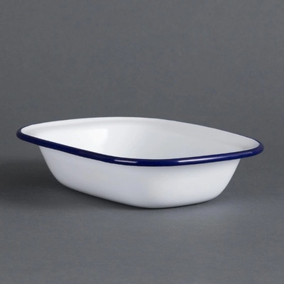 Olympia smaltované misky na koláč obdélníkové 180x135mm 6 ks