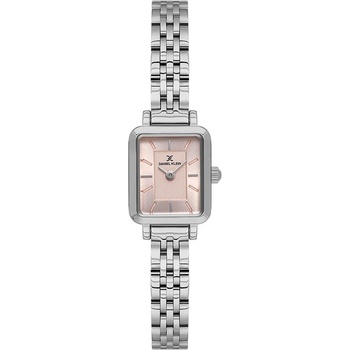 Daniel Klein DK. 1.13913-2 Дамски часовник, Сребрист- Син циферблат, Верижка от неръждаема стомана