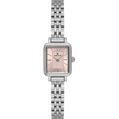 Daniel Klein DK. 1.13913-2 Дамски часовник, Сребрист- Син циферблат, Верижка от неръждаема стомана