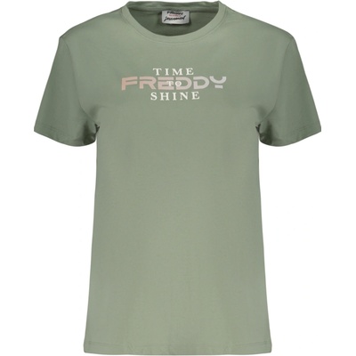 Štýlové Dámske Tričko s krátkym rukávom FREDDY Zelená Zelená