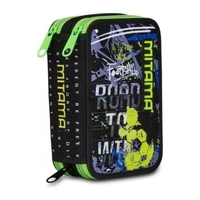 Mitama Road To Win ученически несесер с 3 ципа, ПЪЛЕН