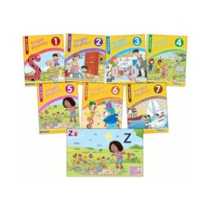 Finger Phonics Big Books 1-7: In Print Letters (American English Edition) | Sara Wernham, Jorge Santillan (ISBN: 9781844146901)