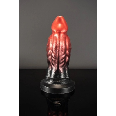 Twisted Beast Xaphan Demon Blood Ombre XL prémiové silikonové dildo s Vac U Lock přísavkou 30,4 x 5,9 - 10,6 cm