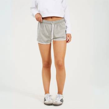 Brave Soul Къси панталони Brave Soul Running Shorts with Contrast Binding - Grey Marl/White