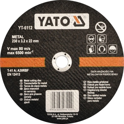 Yato Kotúč 230 x 22 x 3,2 mm YT-6112