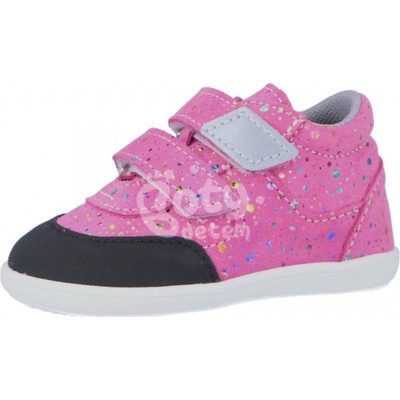 Jonap kožené boty 051SV růžová bublina