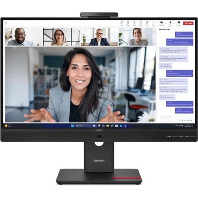 Монитор Lenovo ThinkVision T27QD-4v (64B8UAT1EU), 27" (68.58cm), IPS панел, 120Hz, QHD, 6ms, 350 cd/m2, DisplayPort, HDMI, USB (64B8UAT1EU)