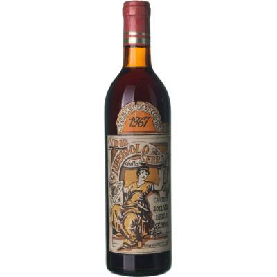 Cantina Sociale della Serra Piverone Nebbiolo suché červené 1967 0,75 l (holá láhev)