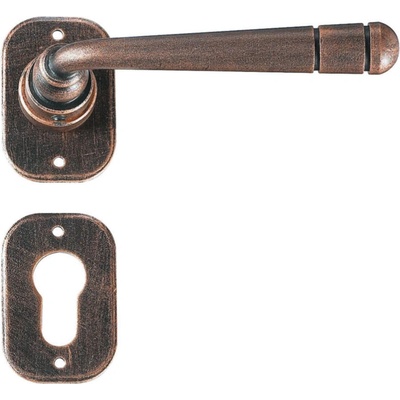 GALBUSERA Kovaná kľučka 2110, rozetové kovanie, BB/PZ/WC
