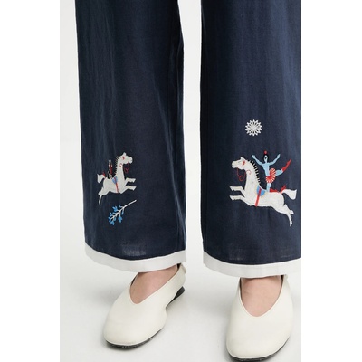 The Sleeper Панталон с лен The Sleeper (FW2402EP)