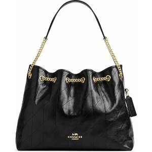 Coach Дамска чанта Coach Evelyn With Quilting, Черна (CCZ85-BLACK)