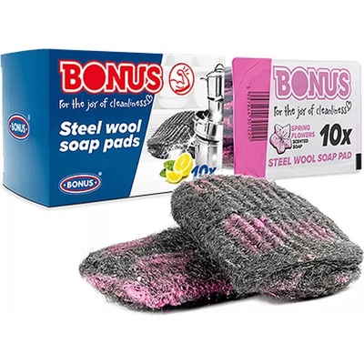BONUS ČISTIACA ŠPONGIA S MYDLOM, NEHRDZAVEJÚCA
