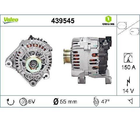 Generátor VALEO 439545