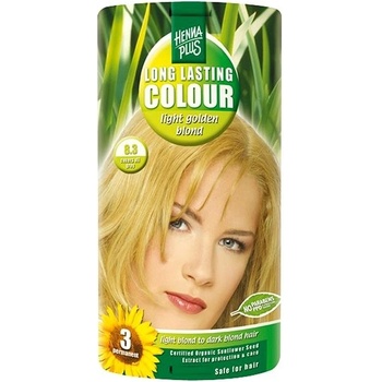 HennaPlus Colour Cream prírodná krémová farba na vlasy 8.3 Golden Blond - zlatá blond 60 ml