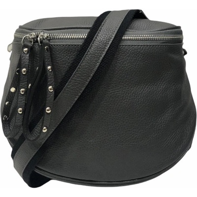 Vera Pelle kožená crossbody 04-208 šedá
