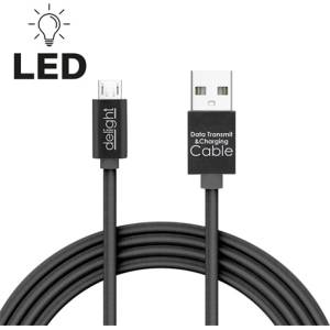 Delight 55442M-BK USB MICROUSB КАБЕЛ (55442M-BK)