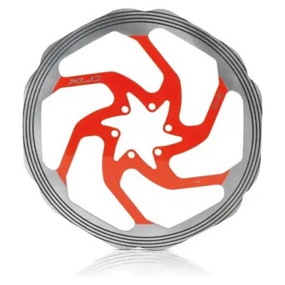 XLC BR-X58 180 mm 6 děr červená